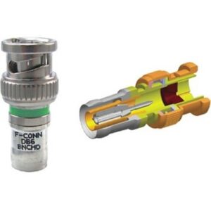 West Penn DB6BNCHD-25 Double Bubble RG6 High-Definition BNC, 25-Pack