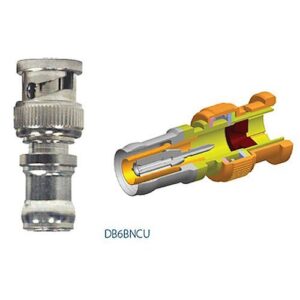 West Penn DB6BNCU-25 RG6 75 ohm Universal BNC Compression Connector, 25-Pack
