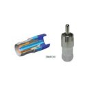 Belden DB6RCAU25 Coaxial Cable Connector, 25-Pack Universal DB RG6 RCA Connectors