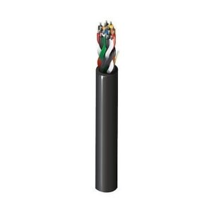 Belden DEDN188U 18/8 Stranded CMG PVC Copper Cable, 2000', Black