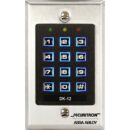 Securitron DK-12 Digital Keypad, Stainless-Steel Backplate with 12 Illuminated Keys