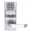 Alarm Lock DL2700/26D Trilogy T2 Standalone Push Button Cylindrical Lock, Satin Chrome