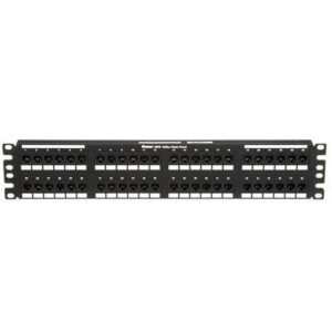 Panduit DP486X88TGWH Punchdown Patch Panel, Cat6a, Flat