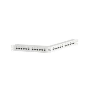 Panduit DPA246X88TGWH Punchdown Patch Panel, Cat6a, Angled