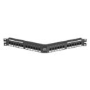 Panduit DPA246X88TGY Punchdown Patch Panel, Cat6a, Angled, 2-Port