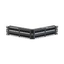 Panduit DPA485E88TGY Punchdown Patch Panel, CAT6E, Angled, 4-Port