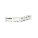 Panduit DPA48688TGWH Punchdown Patch Panel, Cat6, Angled
