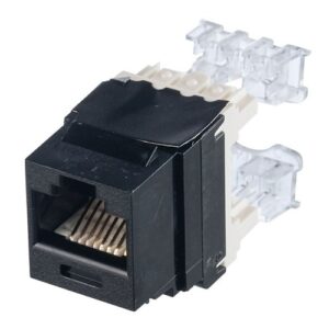Panduit DRJ688TGBL DP6 PLUS Cat 6 Punchdown Replacement Module, Black