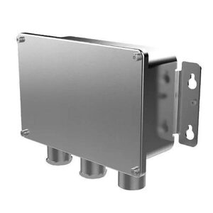 Hikvision DS-1284ZJ-M Junction Box, Stainless-Steel 316 L, Stainless-Steel Color