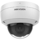 Hikvision DS-2CD2123G2-IU Value Series AcuSense 2MP Dome IP Camera with Built-in Microphone, 2.8mm Fixed Lens, White (Replaces DS-2CD2112F-IW-2.8MM)