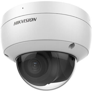 Hikvision DS-2CD2123G2-IU Value Series AcuSense 2MP Dome IP Camera with Built-in Microphone, 4mm Fixed Lens, White