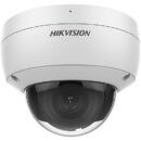 Hikvision DS-2CD2123G2-IU Value Series AcuSense 2MP Dome IP Camera with Built-in Microphone, 4mm Fixed Lens, White