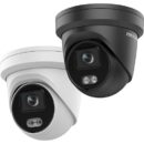 Hikvision DS-2CD2347G2-LU Performance Series ColorVu 4MP WDR Turret IP Camera with Built-In Microphone, 2.8mm Fixed Lens, Black
