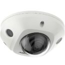 Hikvision DS-2CD2523G2-IS Value Series AcuSense 2MP WDR Mini Dome IP Camera with Audio and Alarm, 2.8mm Fixed Lens, White