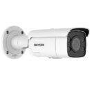 Hikvision DS-2CD2T87G2-LSU/SL ColorVu 8MP Strobe Light and Audible Warning Bullet IP Camera, 2.8mm Fixed Lens, White