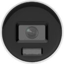 Hikvision DS-2CD3048G2-LIU ColorVu Smart Hybrid Light 4MP Dual Illumination WDR Bullet IP Camera with Built-in Microphone, 40m Light Range, 4mm Fixed Lens, White