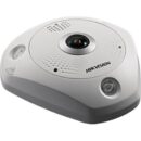 Hikvision DS-2CD6365G0E-IVS Smart Series 6MP Outdoor Fisheye IP Camera, 1.27mm Lens, White