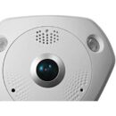 Hikvision DS-2CD63C5G0E-IVS Smart Series 12MP Outdoor Fisheye IP Camera, 2mm Lens (Replaces DS-2CD63C5G0E-IS 2MM)