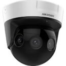 Hikvision DS-2CD6924G0-IHS Smart Series PanoVu 8MP Outdoor 180° Stitched Panoramic Dome IP Camera, 2.8mm Lenses, White
