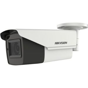 Hikvision DS-2CE19U7T-AIT3ZF Turbo HD 8MP Ultra-Low Light Bullet Analog Camera, 2.7-13.5mm Motorized Varifocal Lens, White