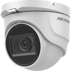 Hikvision DS-2CE76U7T-ITMF TurboHD 8MP Ultra-Low Light Turret Analog Camera, 3.6mm Fixed Lens, White