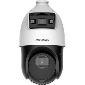 Hikvision DS-2SE4C425MWG-E Value Series TandemVu 4MP Outdoor IR Speed Dome IP Camera, 25x Optical Zoom, 4.8-120mm Lens, White