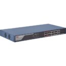 Hikvision DS-3E1318P-EI Smart Managed 16-Port PoE Switch, 100 Mbps, Blue (Replaces DS-3E0318P-E2)