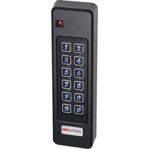 Hikvision DS-K170HPK Pyramid Proximity Series Denali Mullion-Mount Reader and Keypad, 125kHz, Black