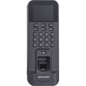 Hikvision DS-K1T804BMFO-STD Value Series Fingerprint Access Control Terminal, M1 Card, LCD Display, Black
