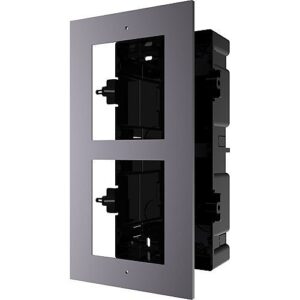 Hikvision DS-KD-ACF2/PLASTIC 2-Module Flush Mount Brackets for Modular Door Station, Plastic