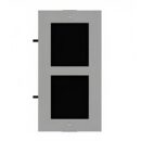 Hikvision DS-KD-ACF2/S 2-Module Flush Mount Brackets for Modular Door Station, Stainless Steel