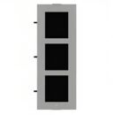Hikvision DS-KD-ACF3/S 3-Module Flush Mount Brackets for Modular Door Station, Stainless Steel