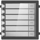 Hikvision DS-KD-KK/S Video Intercom Nametag Module with Backlight Compensation, Physical Buttons, Stainless Steel