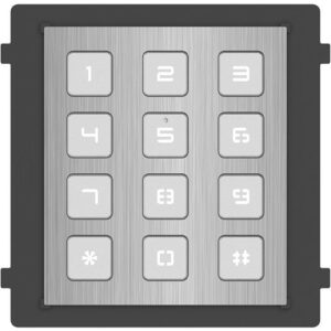 Hikvision DS-KD-KP/S Keypag Module with Backlight Compensation, Stainless Steel