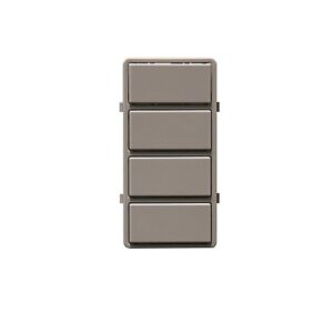Leviton DS4KT-1PG Decora Smart 4 Button Color Change, Gray