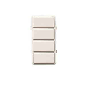 Leviton DS4KT-1PW Decora Smart 4 Button Color Change, White