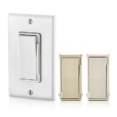 Leviton DSX10-10Z Wallplate Decora Slide Dimmer 3-Way 1000VA/Fluorescent Mark, Light Almond