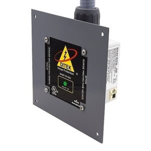 DITEK DTK-120/240HDFM 3-Wire Split Phase Surge Protective Device, 120/240V