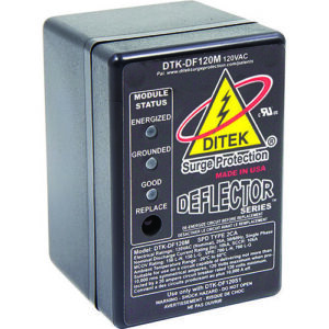 DITEK DTK-DF120M Deflector Series Replacement Surge Protection Module, 120VAC critical load Circuits