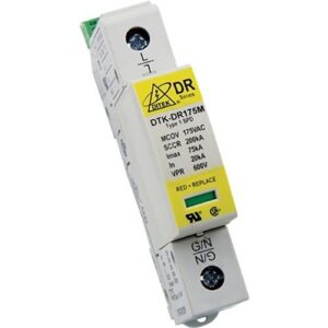 DITEK DTK-DR120P1 DIN Rail Surge Protective Device for Machine Control Panels
