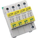DITEK DTK-DR480P4 DR Series DIN Rail Surge Protector Device, 277/480V Wye
