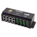 DITEK DTK-VM2W8 VM2 Series 8-Channel Wall Mount Enclosure, Includes (4) Blank Plates