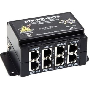 DITEK DTK-WM4EXTS Wall Mount Channel PoE Extender Surge Protector for PoE extender Circuits