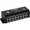 DITEK DTK-WM8EXTS Wall Mount 8-Channel PoE Extender Surge Protector for PoE Extender Circuits