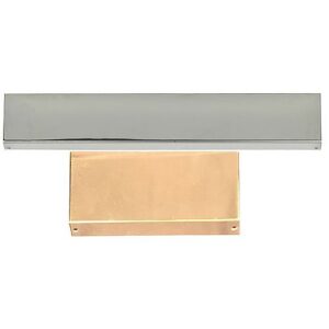 Alarm Controls DUC-5B 600DLB Magnetic Lock Dress-Up Cover, Polished Brass