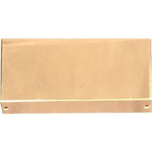 Alarm Controls DUC-9B 1200LB Magnetic Lock Dress-Up Cover, Polished Brass