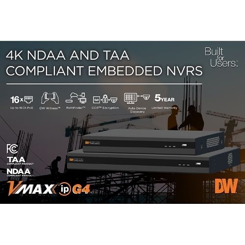 Digital Watchdog DW-VG41620T16P VMAX IP G4 16-Ch PoE NVR, 20T