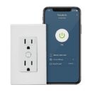 Leviton DW15R-1BW Decora Smart Wi-Fi Tamper-Resistant Outlet for Indoors, White