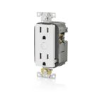 Leviton DW15R-1BW Decora Smart Wi-Fi Tamper-Resistant Outlet for Indoors, White