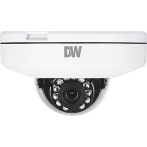 Digital Watchdog DWC-MF2WI28TW MEGApix IVA 2.1MP Ultra-Low-Profile IR Vandal Dome IP Camera, 2.8mm Fixed Lens, White